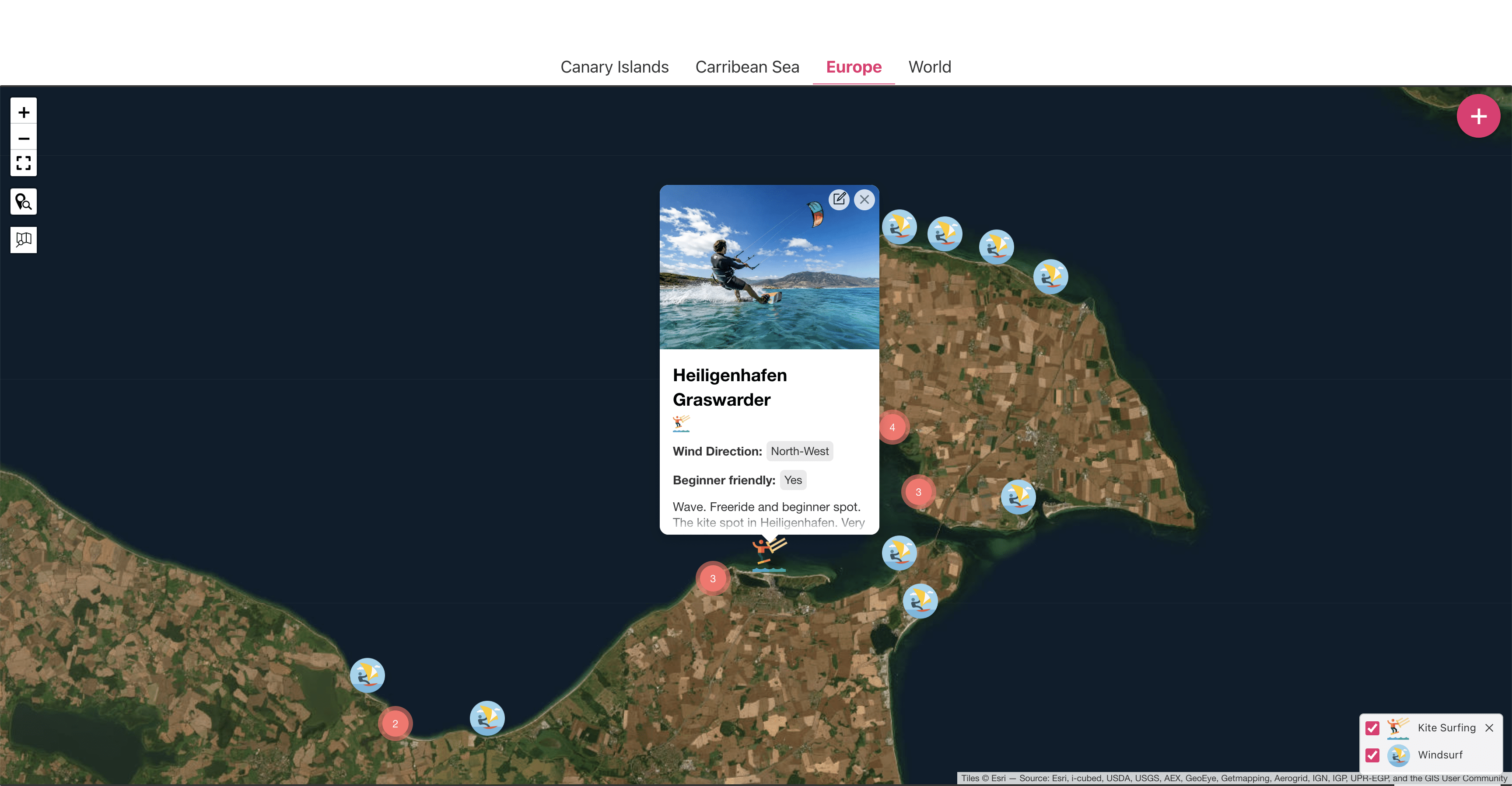 Use Case: Surfspots in Gibraltar